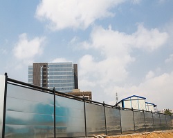 深圳地鐵10號線平湖坂田段工地施工圍擋項目
