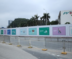 PVC施工圍擋既環保有實用，價格低廉